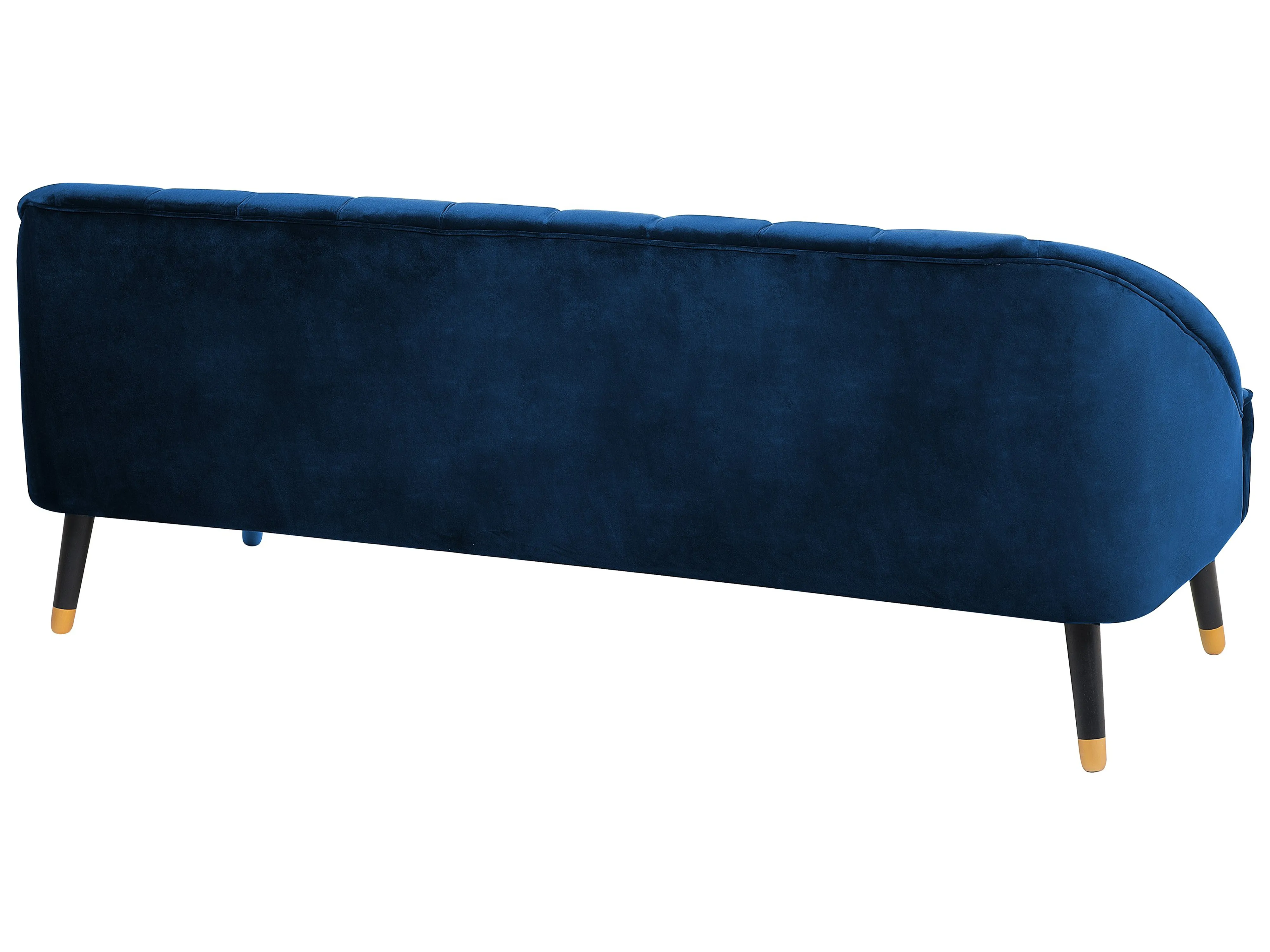 Bank 3-zits ALSVAG Fluweel Marineblauw