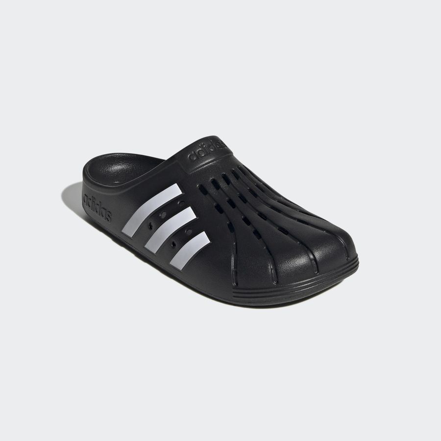 adidas adilette Clogs - Noir/Blanc