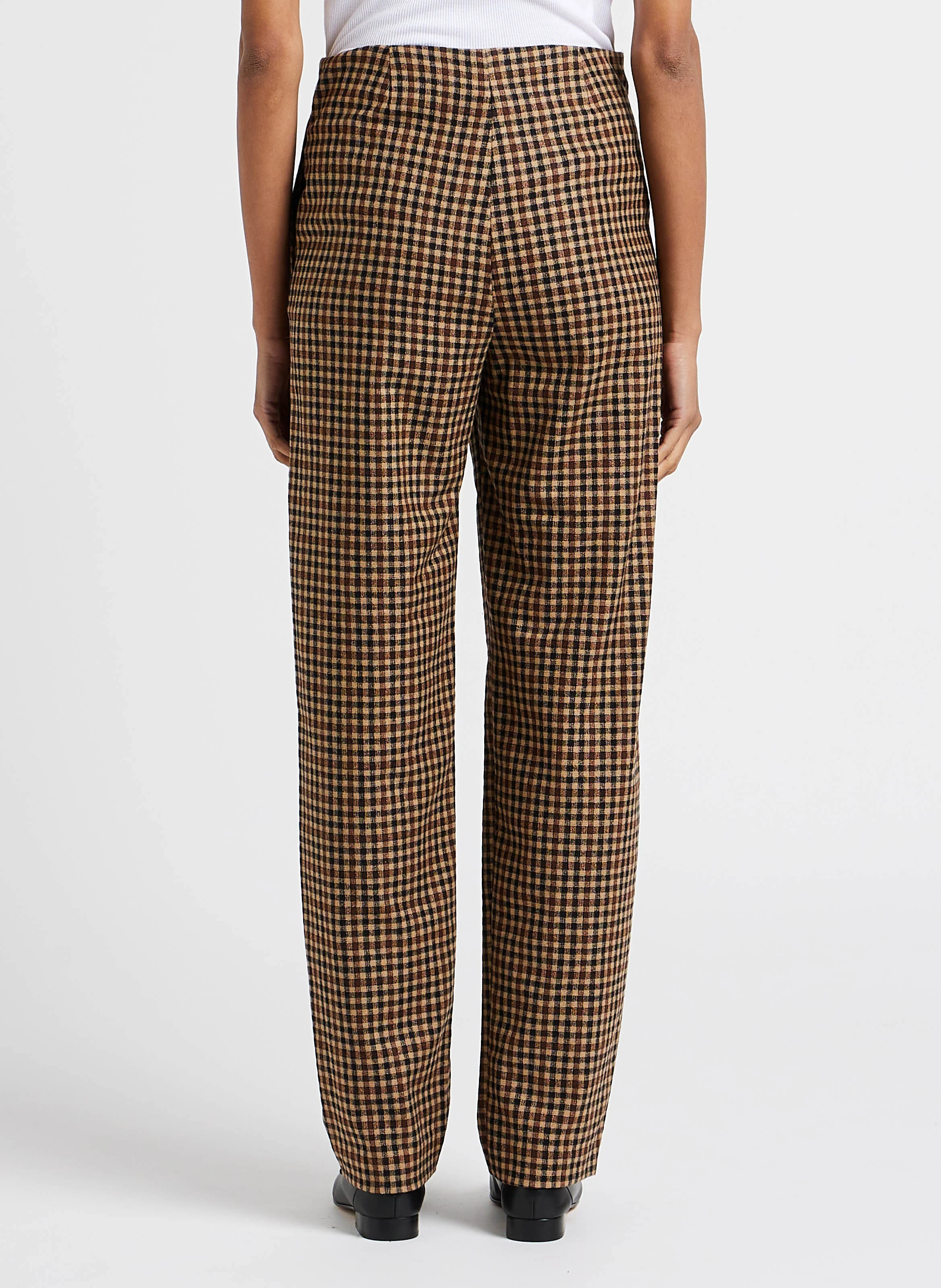 PARSO - Pantalon droit taille haute | Beige