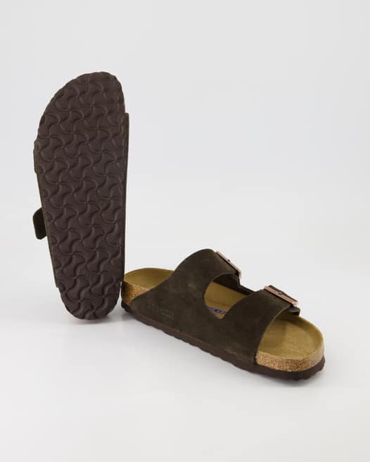 Birkenstock Arizona Soft Pantoletten in Braun