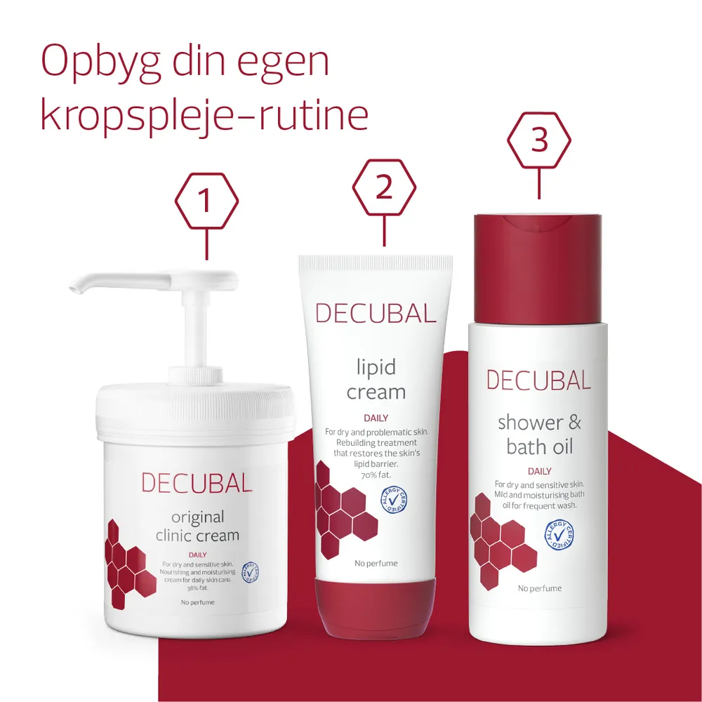 Decubal Clinic Cream m. Pumpe 38% - 1 kg.