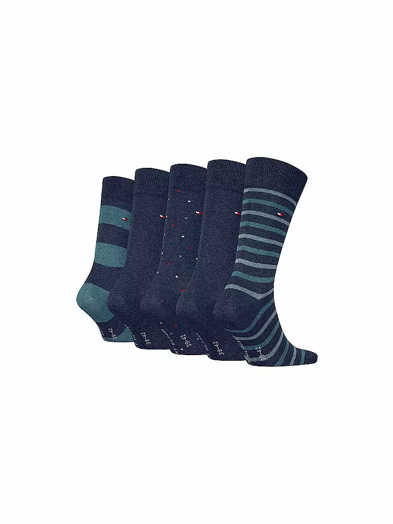 TOMMY HILFIGER Socken Geschenkbox 5er Pkg. jeans blau