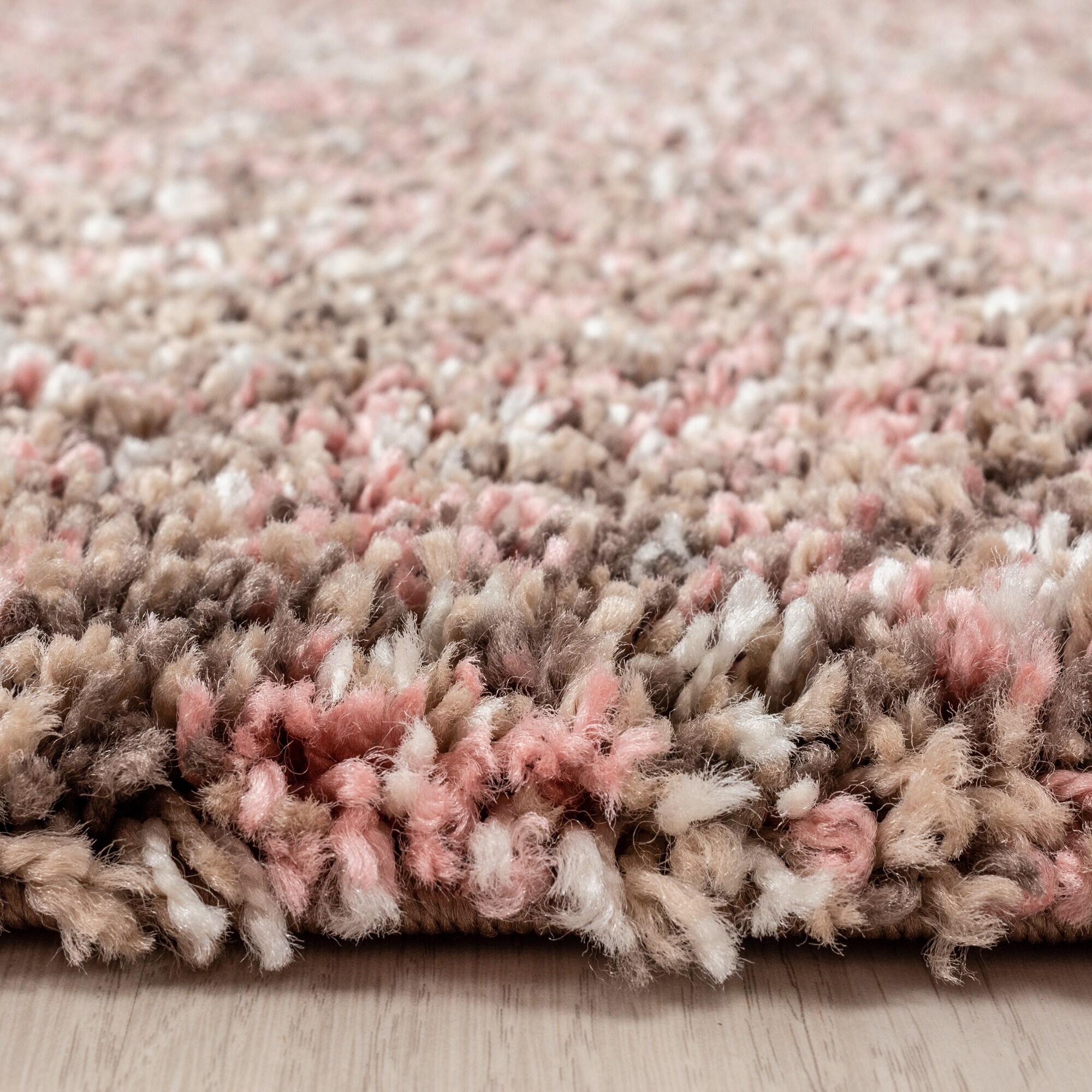 Modern Hochflor Teppich Flauschiger Langflor Teppich, Shaggy Flokati, Rechteckig