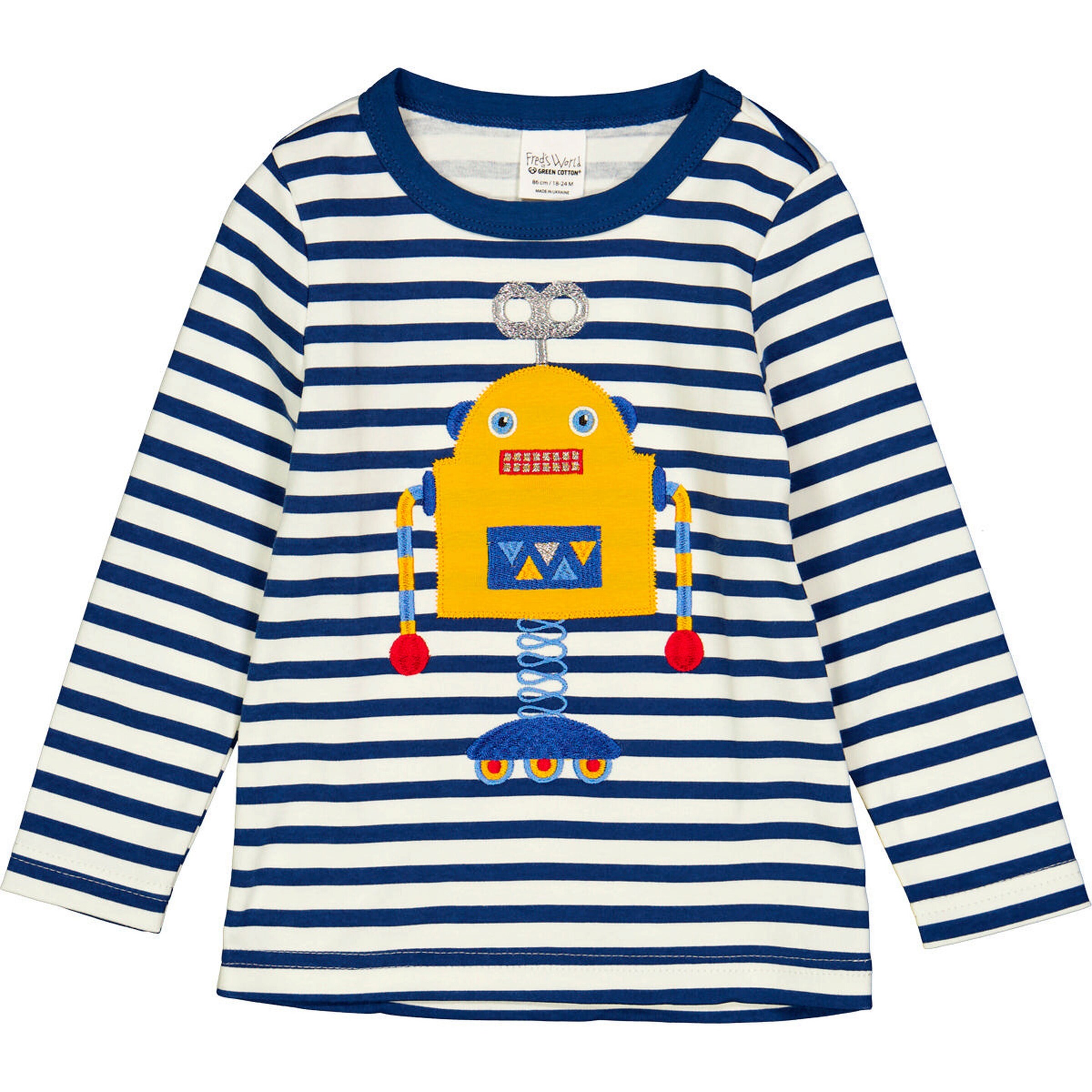 Fred`s World Langarmshirt Almond/ Navy