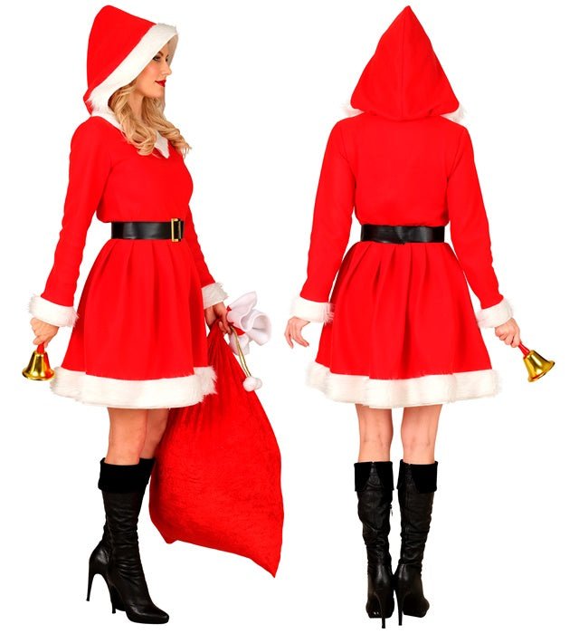 Kerst Jurk Rood Wit Dames