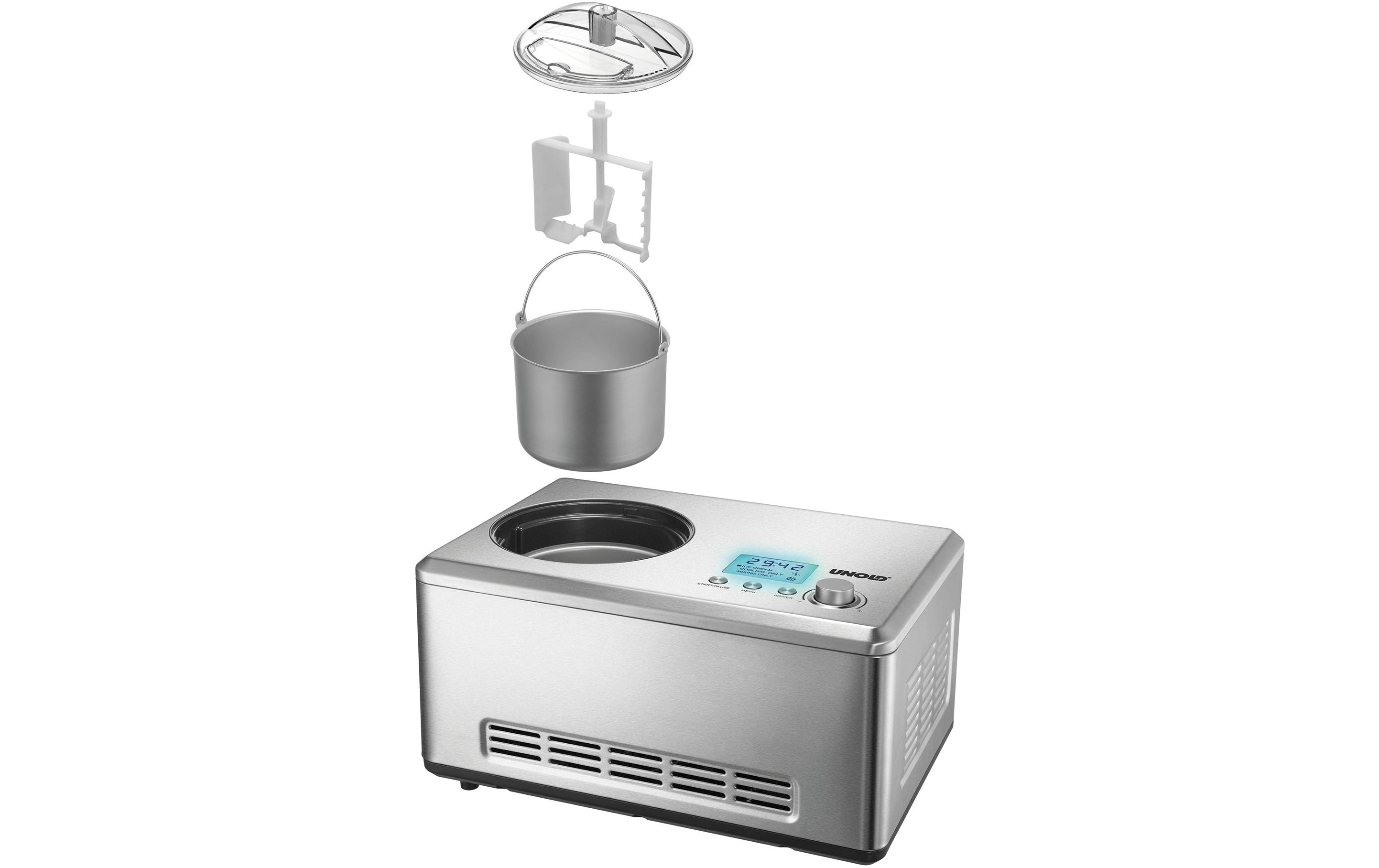 Glacemaschine Nobile 2 l, Silber<br>Eismaschine für 2 Liter Eiscreme