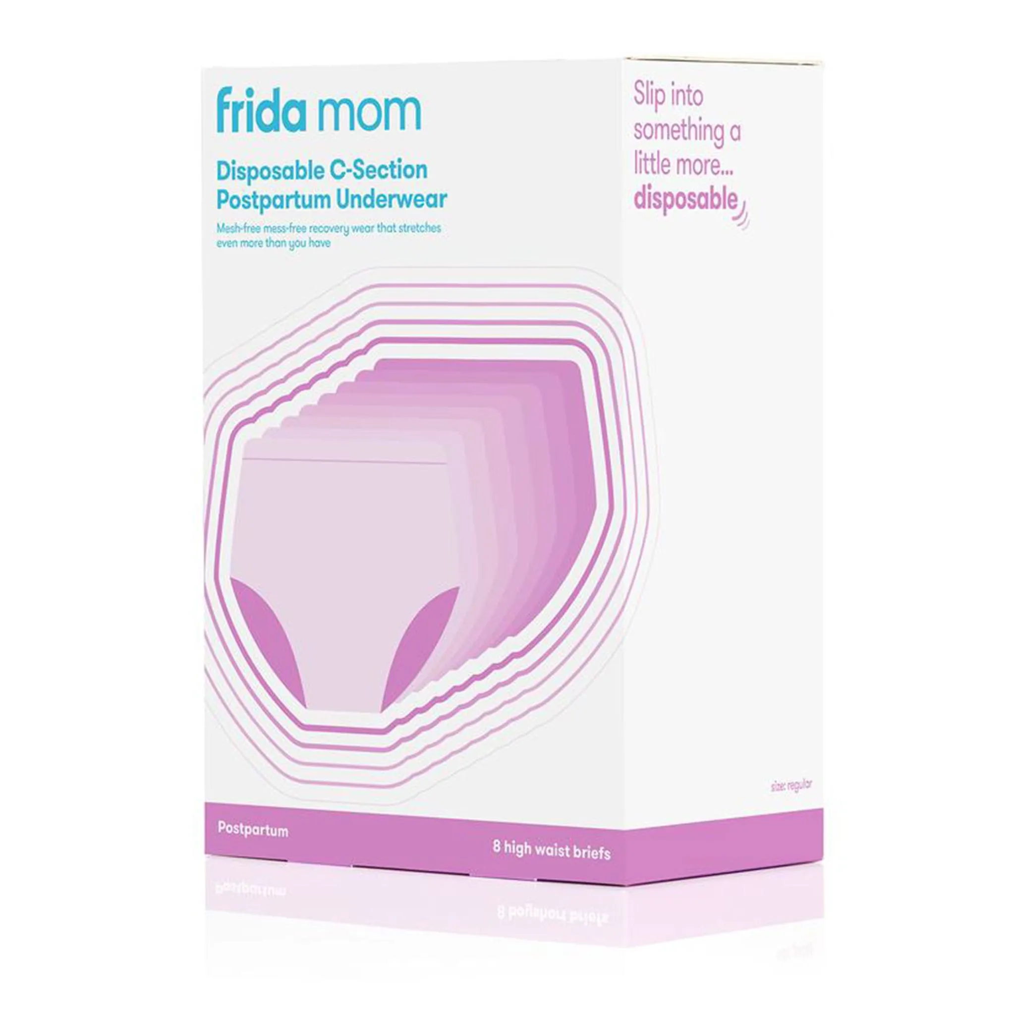 Frida Mom Sous-vêtements Jetables Récupération Postnatal (Césarienne et Accouchement Vaginal) - Paquet de 8