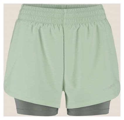 Short 2-en-1 Craft ADV Essence Vert Femme