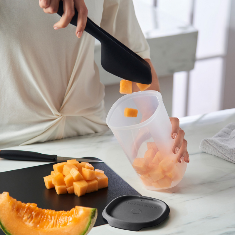 One Touch Fresh® 1,25 l Stapelbarer Vorratsbehälter für Zucker, losen Tee, Linsen und vieles mehr