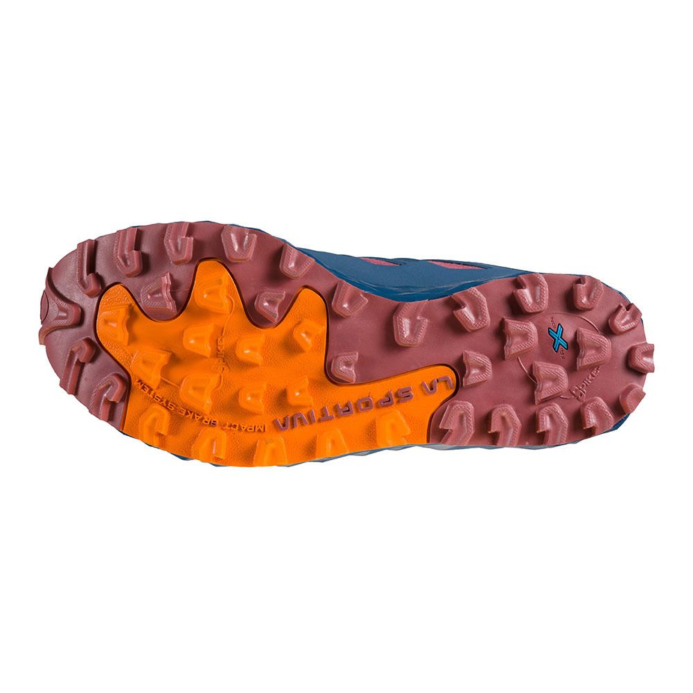 La Sportiva LYCAN II - Chaussures trail Femme denim/rouge