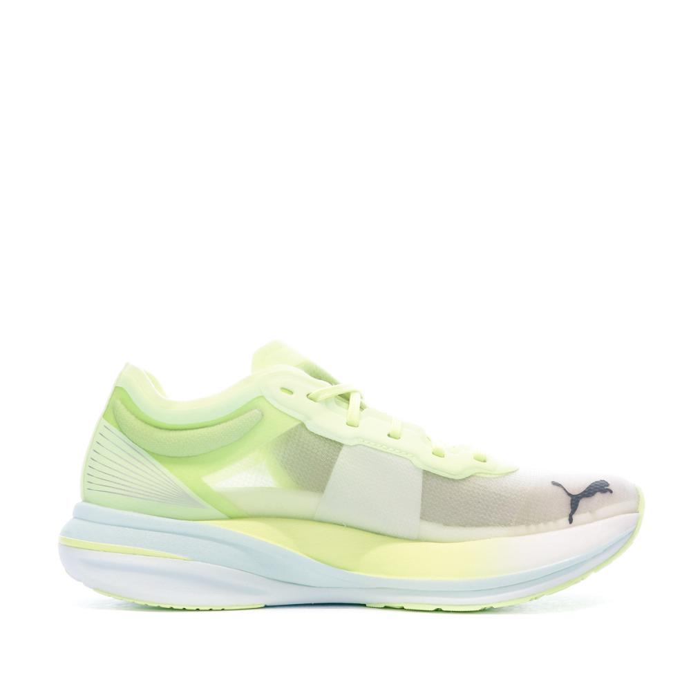 Puma Chaussures de running Jaunes Femme Puma Deviate Nitro Elite
