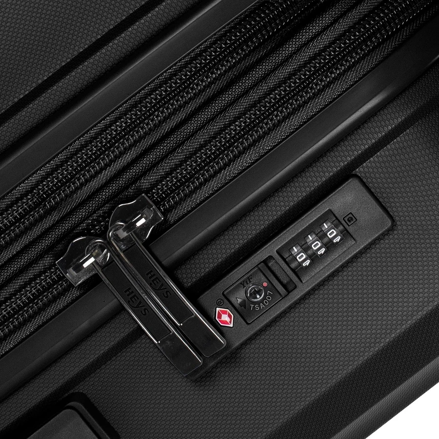 Heys AirLite - 4-Rollen-Trolley M 66 cm erw. black