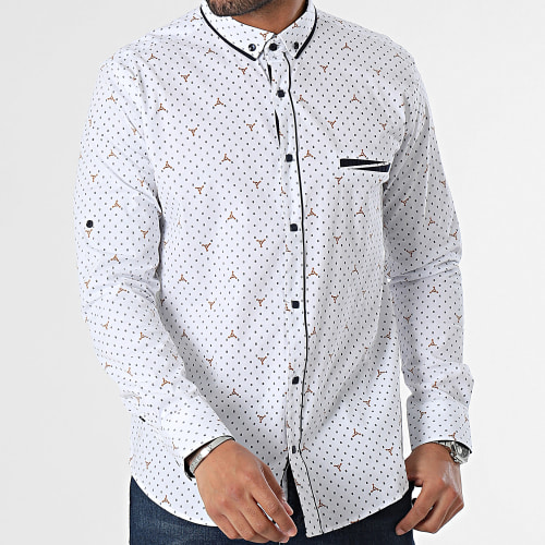 Chemise Manches Longues Blanc