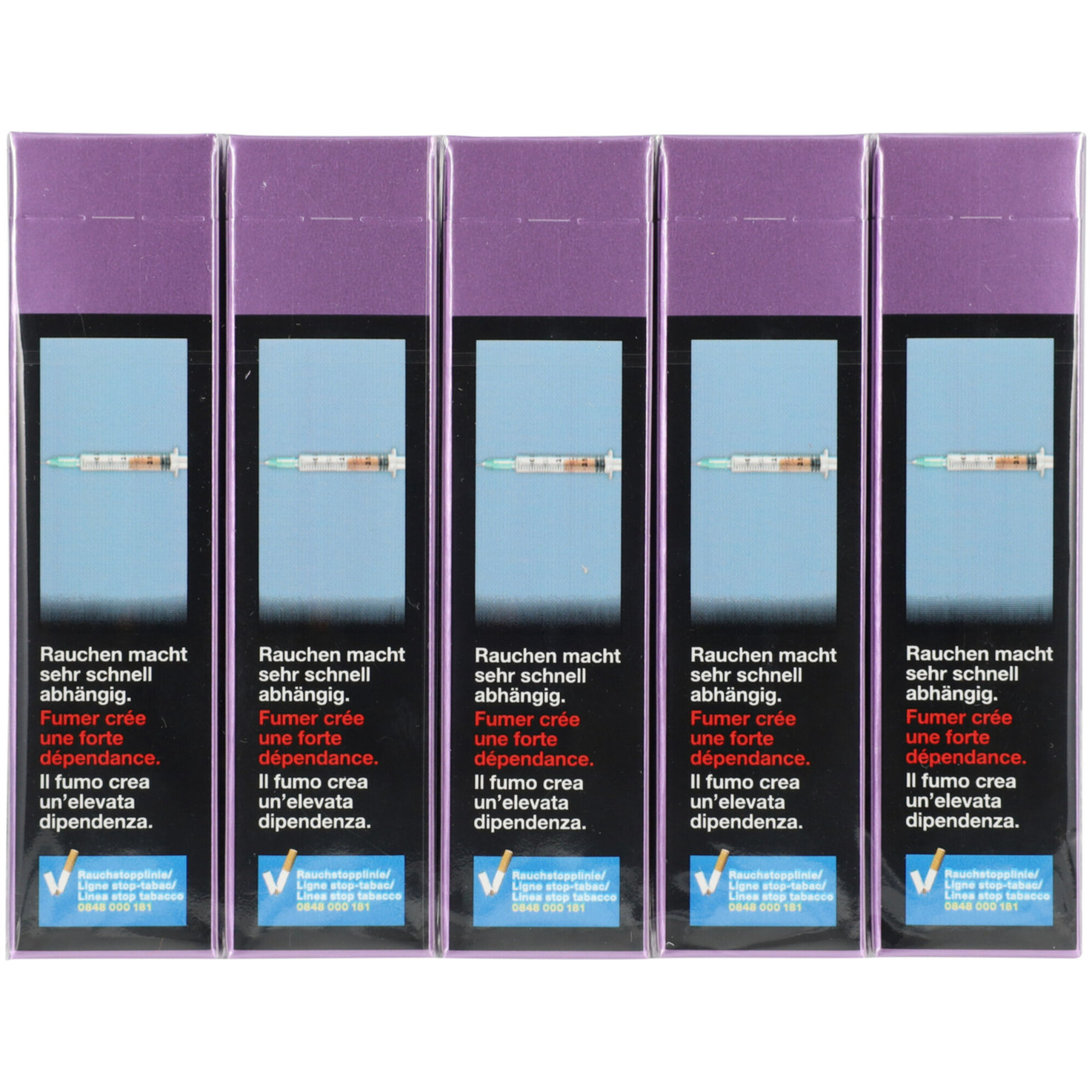 Vogue Zigaretten Slims Lilas Box Stange