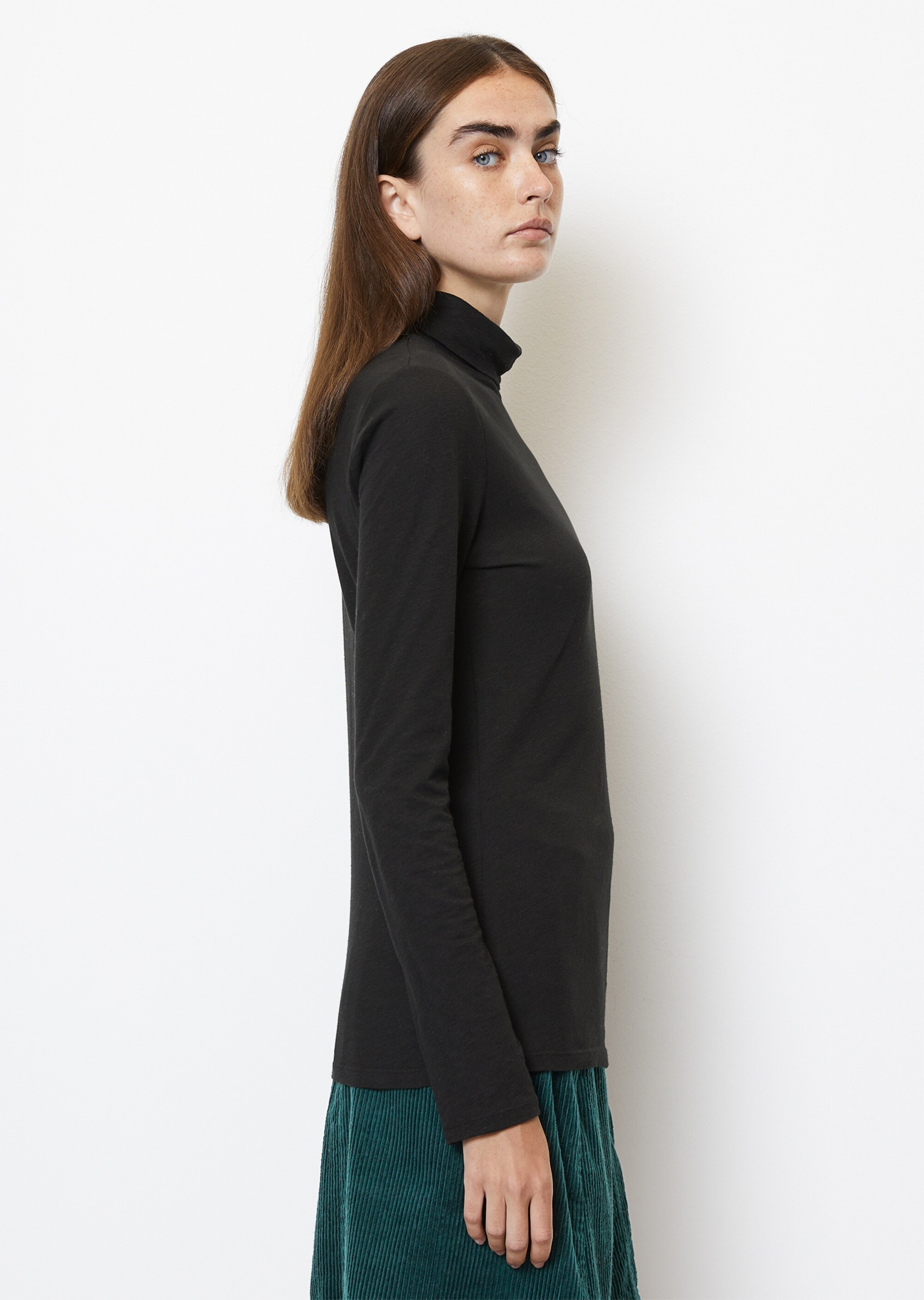 DfC Rollkragen-Longsleeve shapedaus Organic Cotton