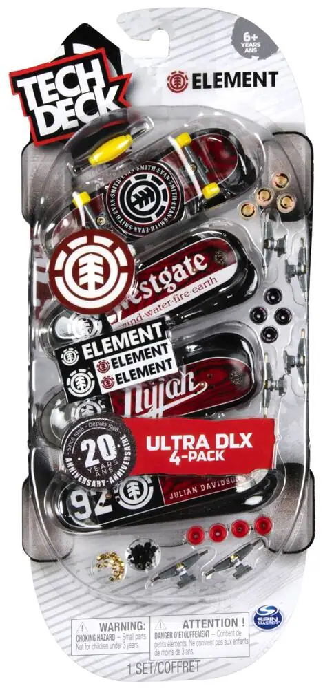Tech Deck Assorted Multipack Fingerboards 4-Pak | SkatePro