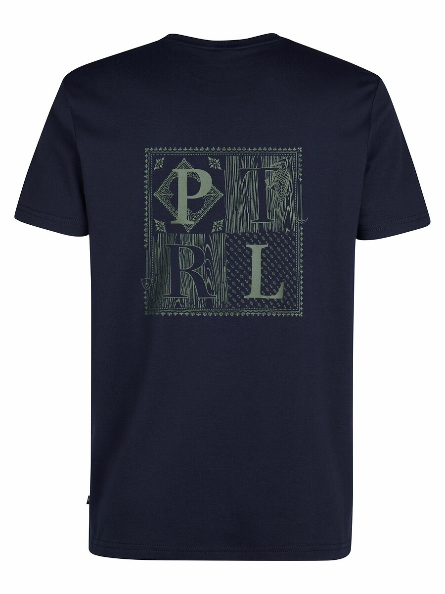 INDÚSTRIAS PETROLÍFERAS<br>Camiseta de manga curta com logotipo no peito