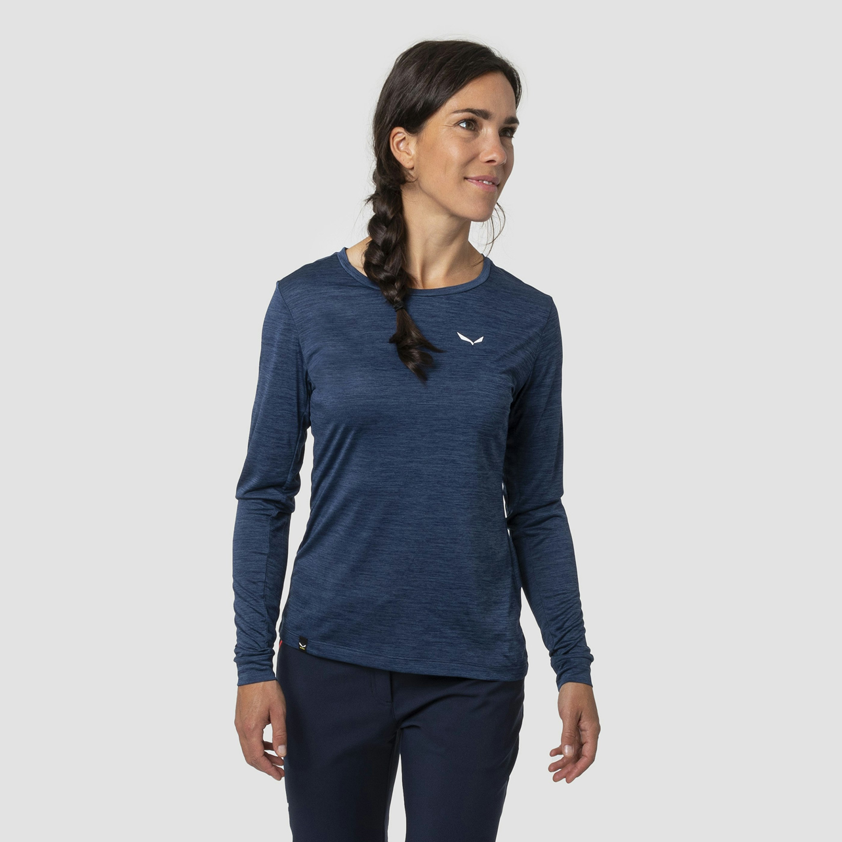 Puez Melange Dry’Ton Langarm T-Shirt Damen