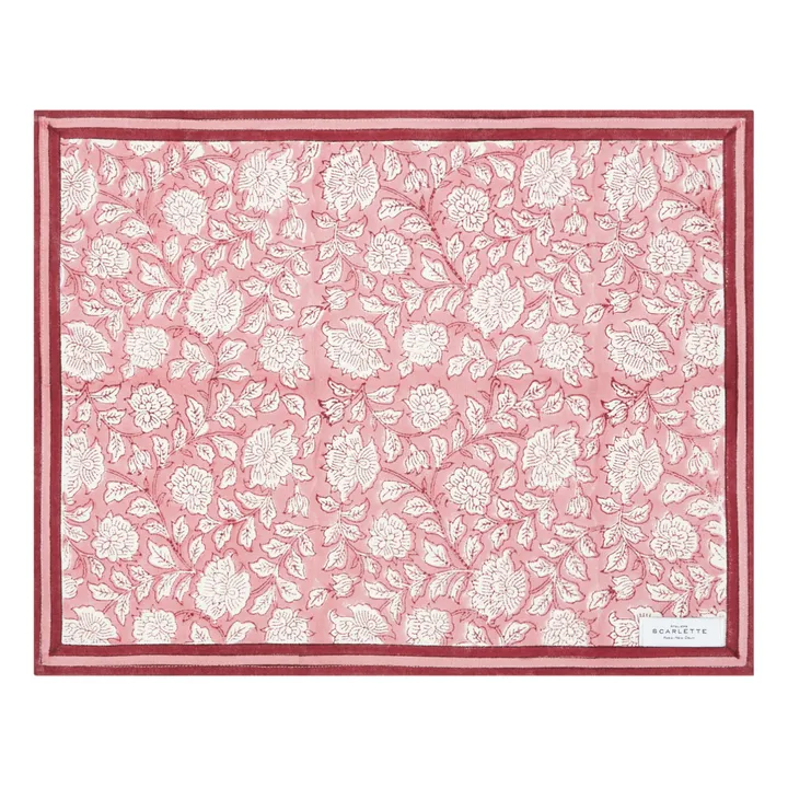 Scarlette Ateliers Set de table Grenat | Rose