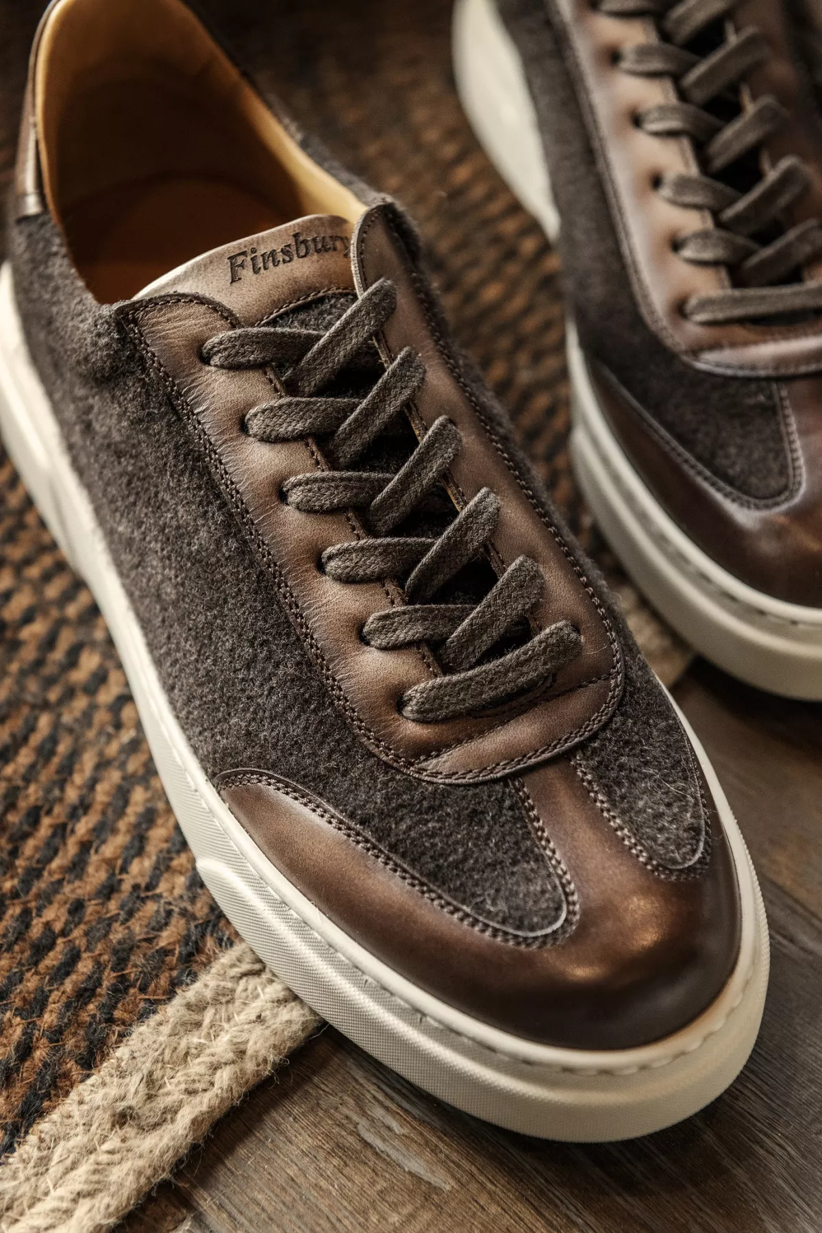 Sneakers MAGNUS Marron chiné