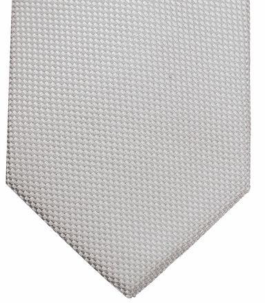 Suitable Zijde Stropdas Zilver TIOXF-18 Silver kopen