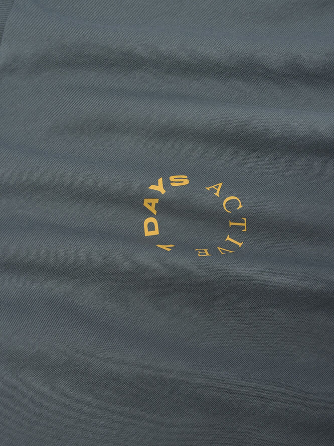 7 Days Active Organic Regular Fit Tee 827 stormy weather