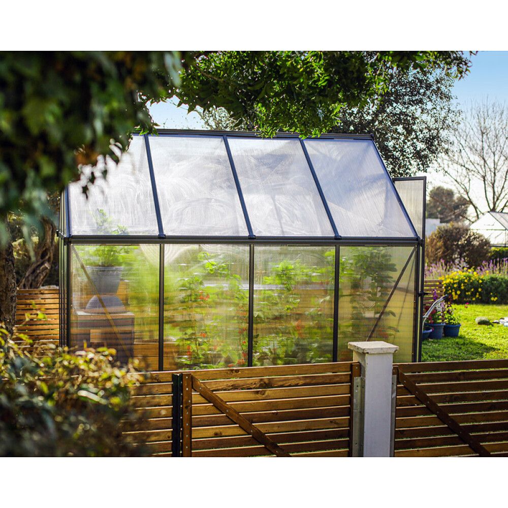 DRIVHUS CANOPIA MYTHOS ALU/POLY 4,6M² MØRKEGRÅ