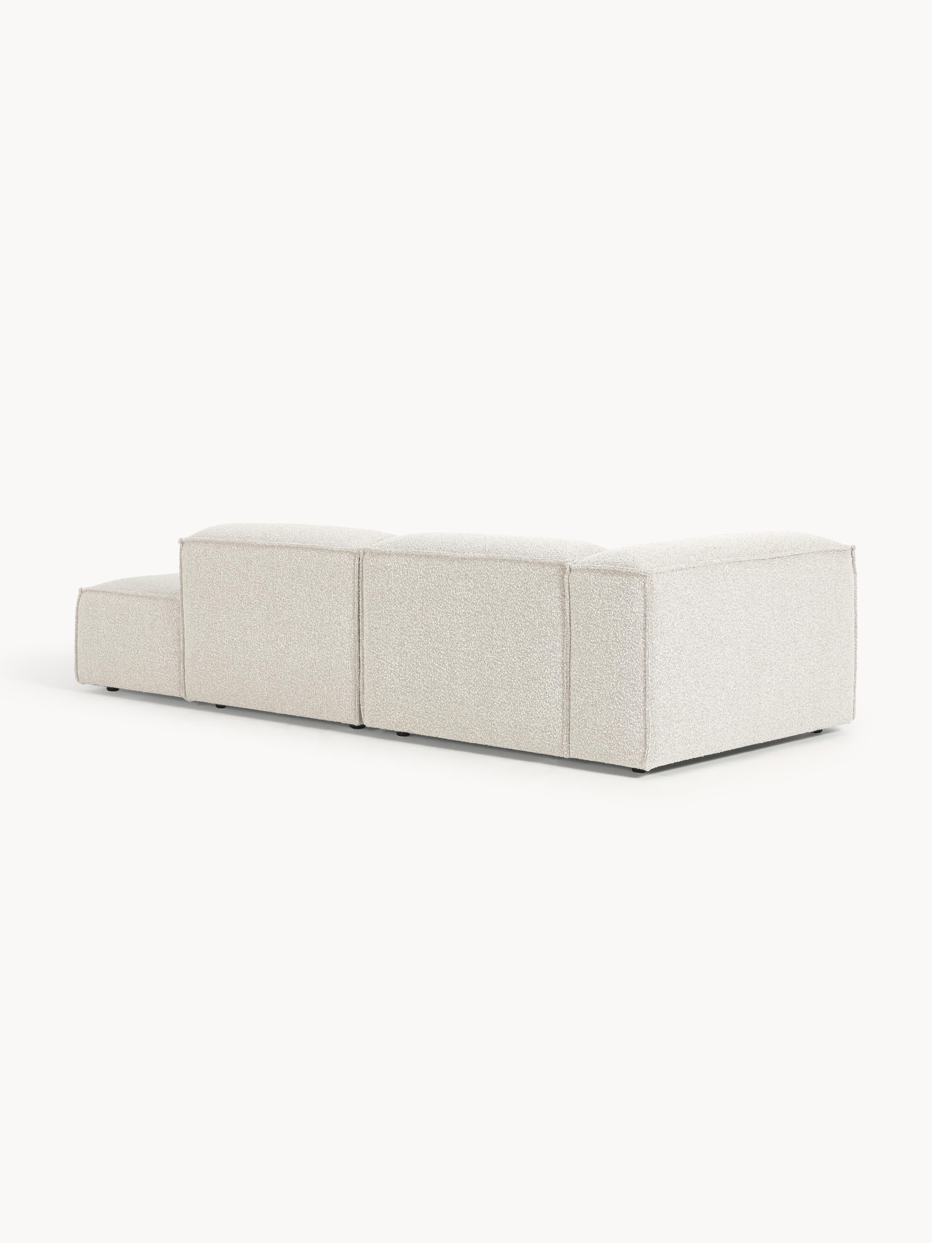 Modulaire chaise longue Lennon van bouclé