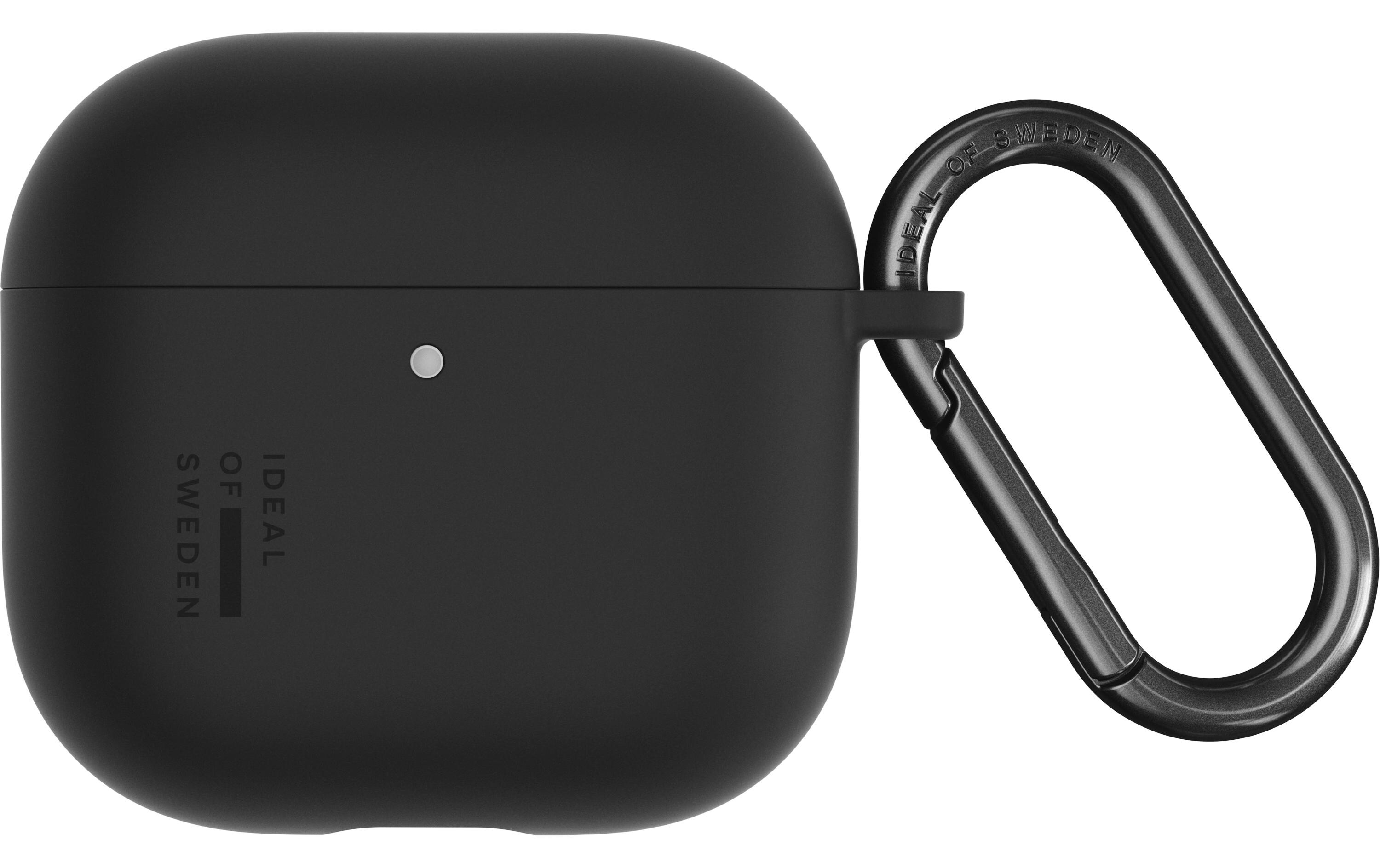 Transportcase Silicone AirPods SchwarzAirPodcase mit Haken zur Befestigung (4Gen)