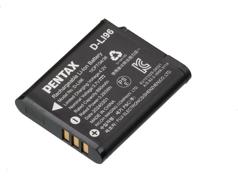 Pentax Digitalkamera-Akku D-LI96 Lithium-Ionen-Akku zu WG-1000