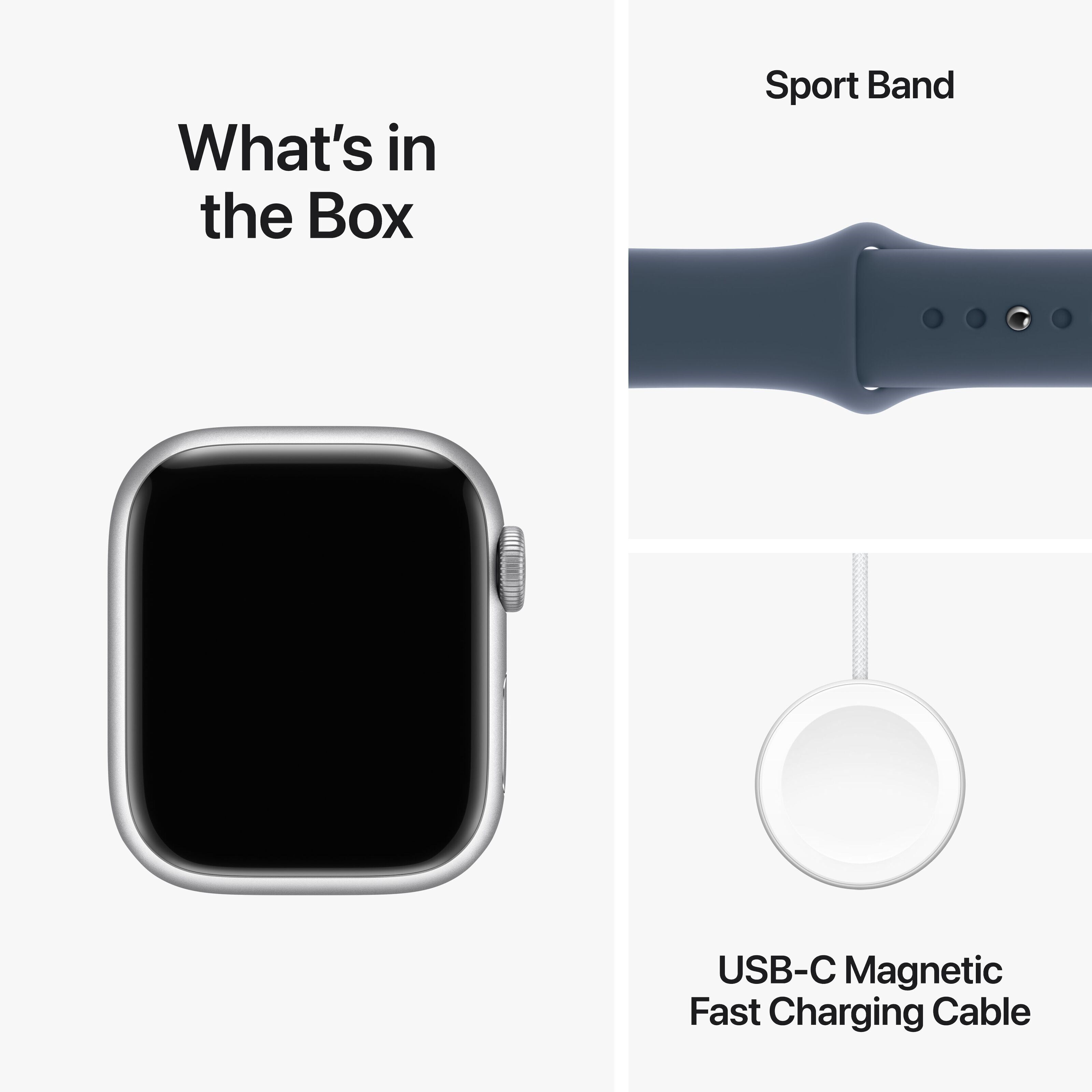 Apple Watch Series 9 GPS + Cellular 41 mm Silver M/L