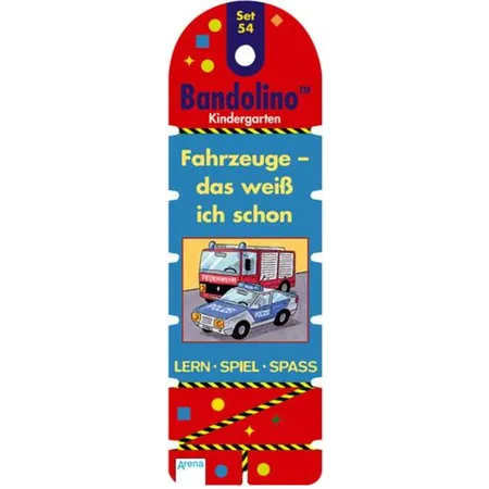 Arena Bandolino Set 54 Kindergarten - Fahrzeuge-das weiß ich schon