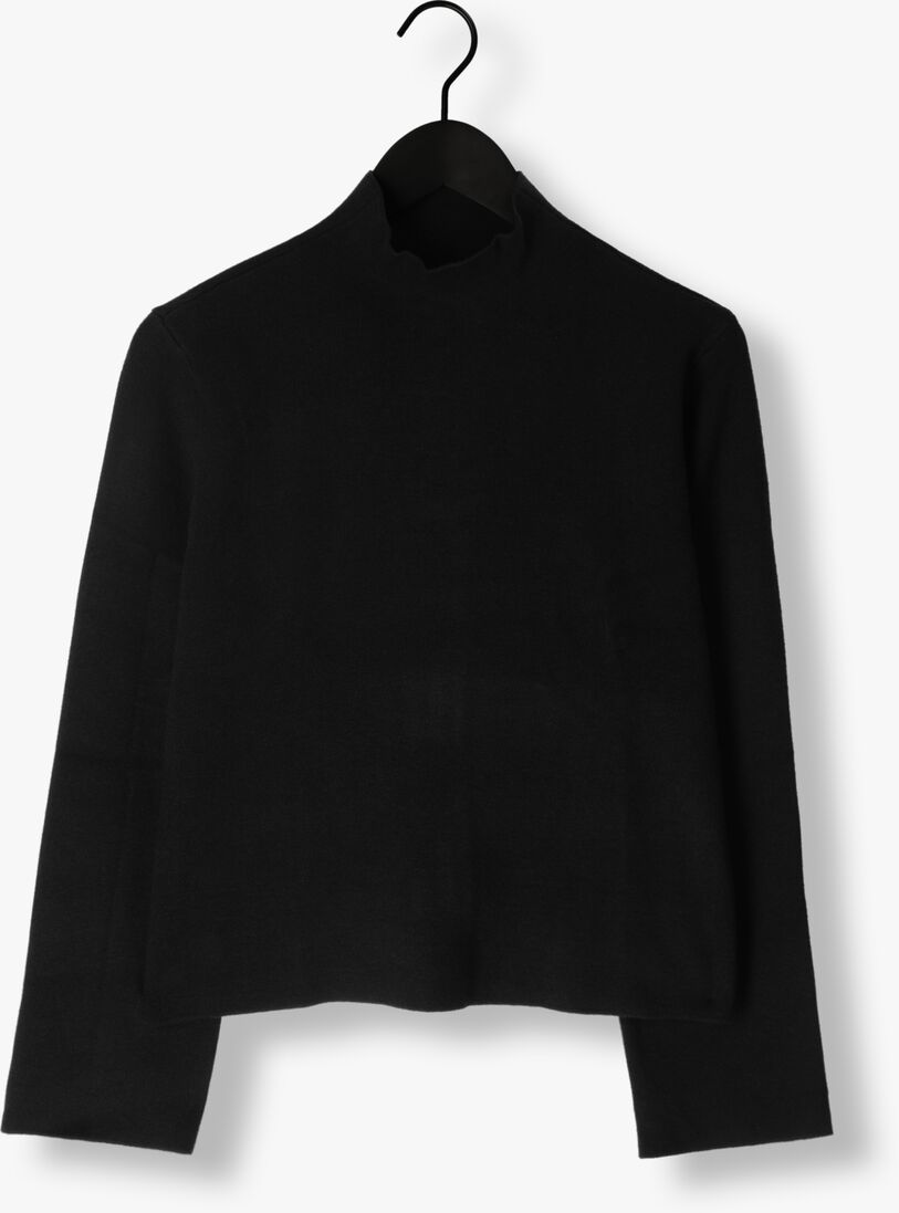 MINUS zwarte minus coltrui lupi high neck knit pullover