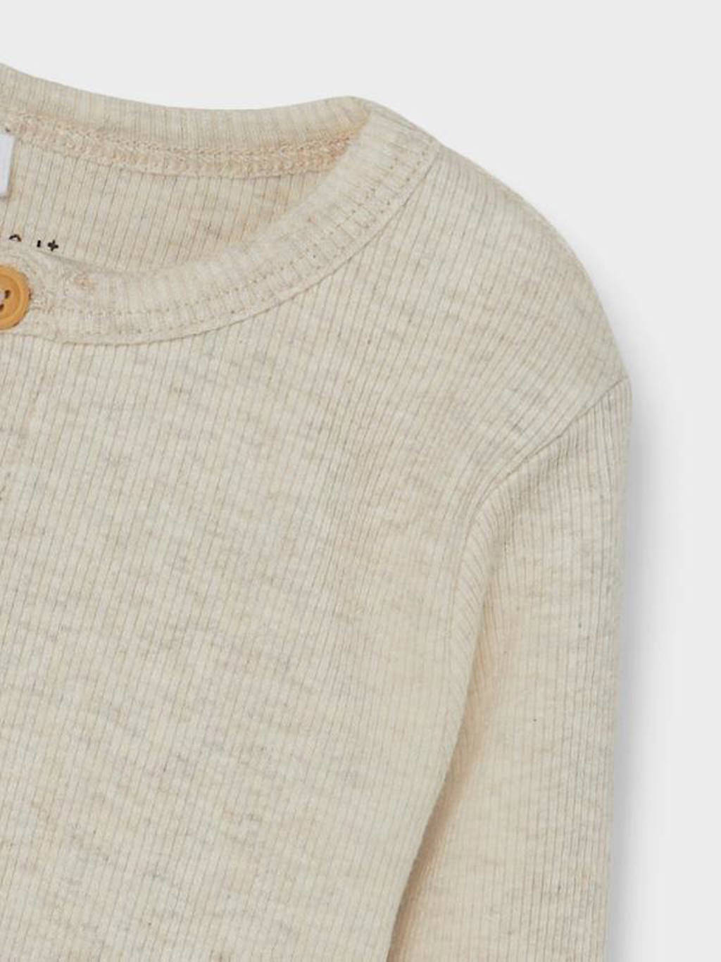 NAME IT longsleeve NMMKAB beige melange