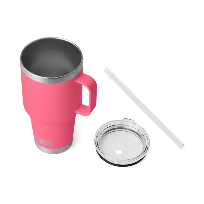 Yeti Rambler®- Mug De 35 oz (994 ml) Avec couvercle à paille Pink