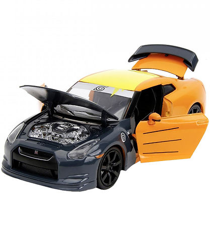 Jada Auto m. Figur - Naruto - Naruto & 2009 Nissan GT-R (R35) -