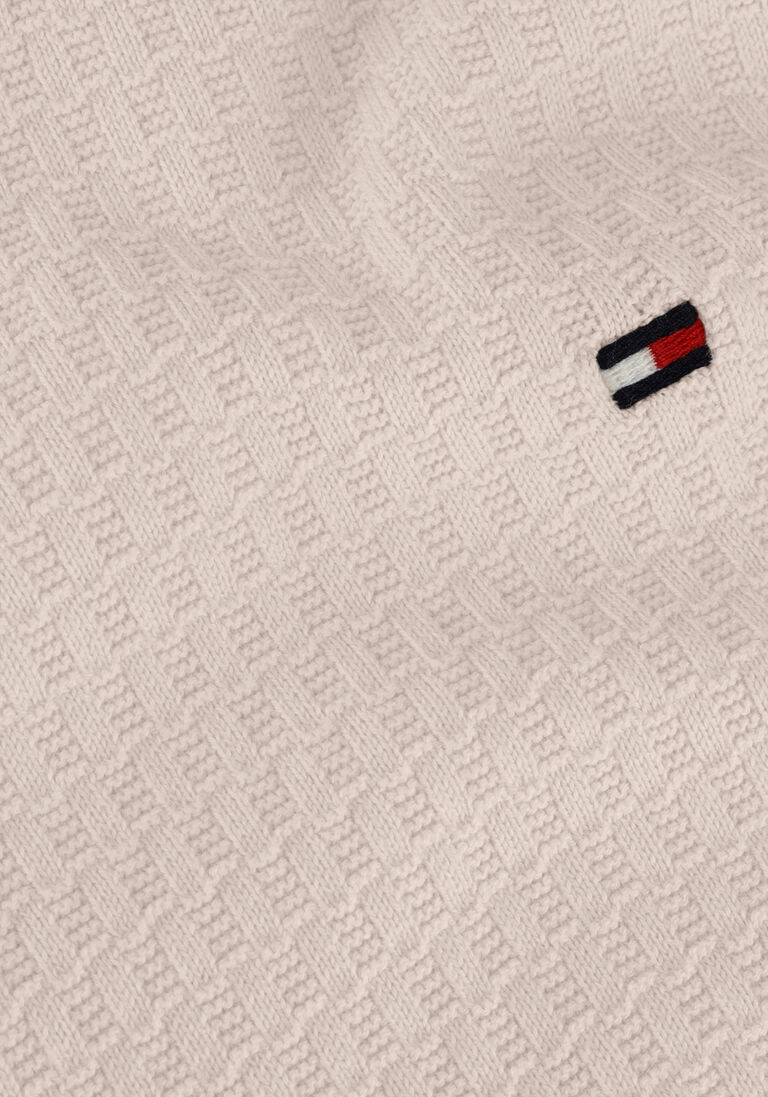 TOMMY HILFIGER gebroken wit tommy hilfiger trui cross structure crew neck