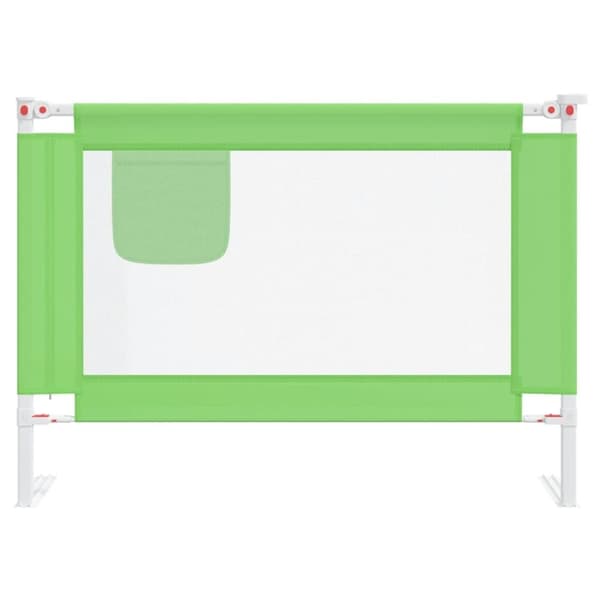 vidaXL Sengehest småbarn grønn 90x25 cm stoff