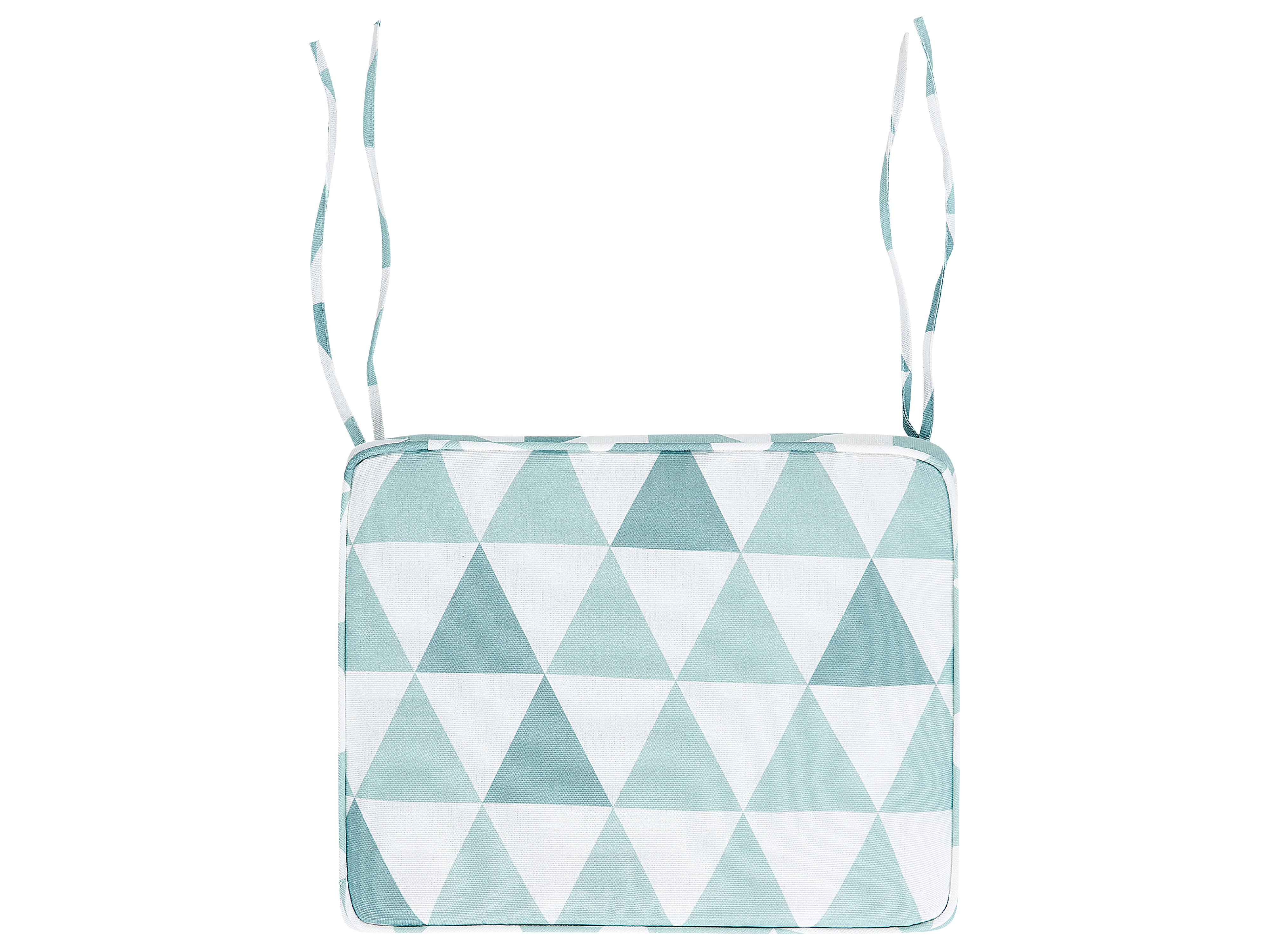 Set van 6 tuinzitkussens TOLVE 39 x 31 cm Lichtblauw