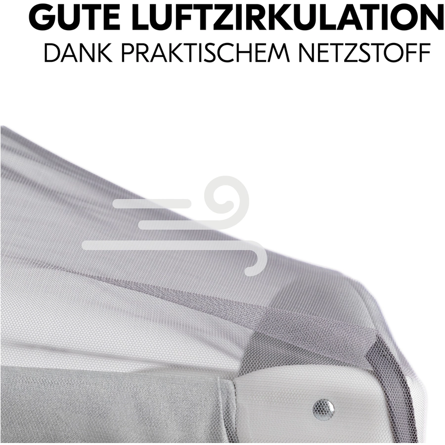 hauck Moskitonetz Travel Bed Canopy Grey