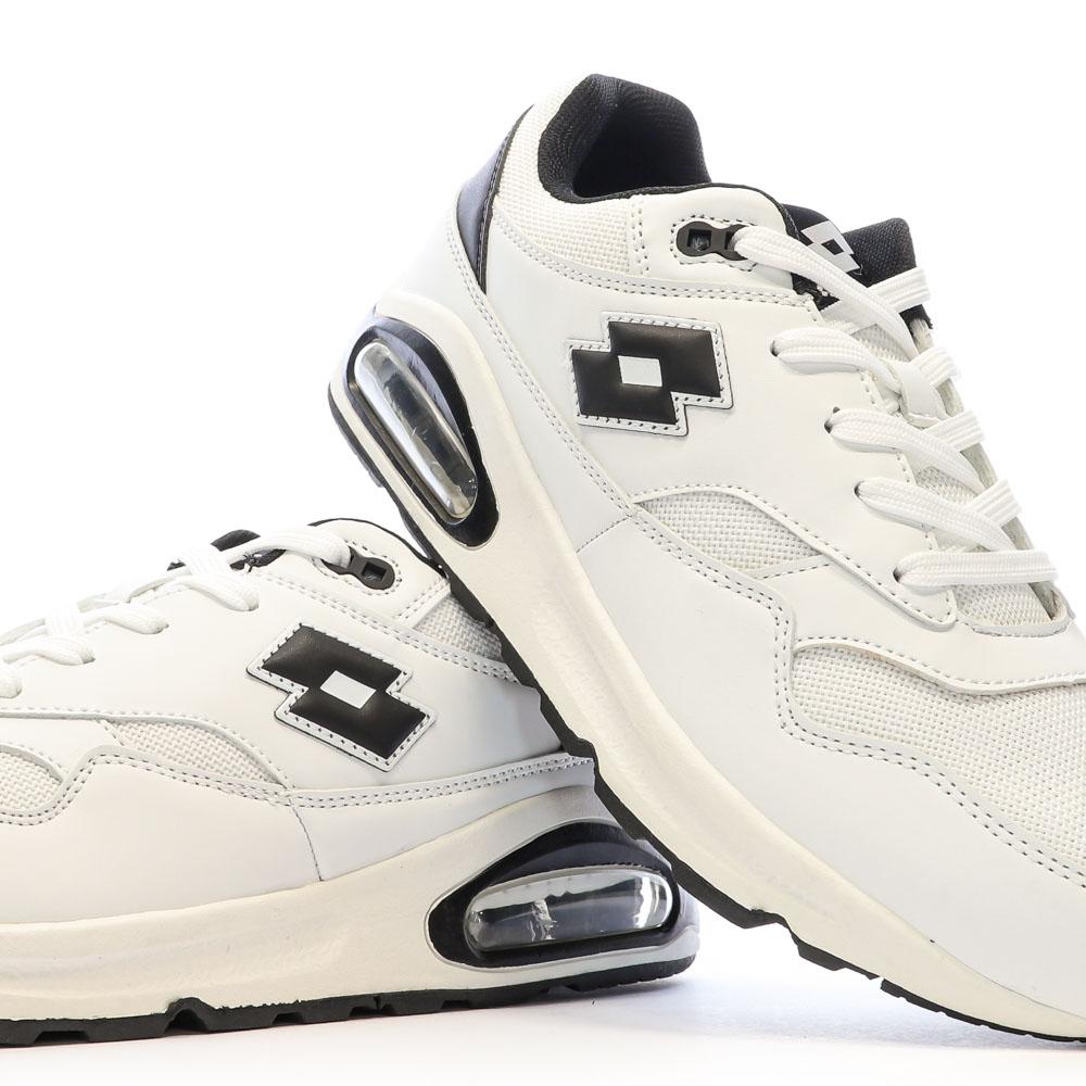 Lotto Baskets Blanc/Noir Homme Lotto Basket Lotto Six100