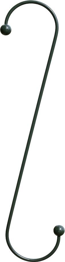Peacock S haak groen 1 x 12 x 35 cm