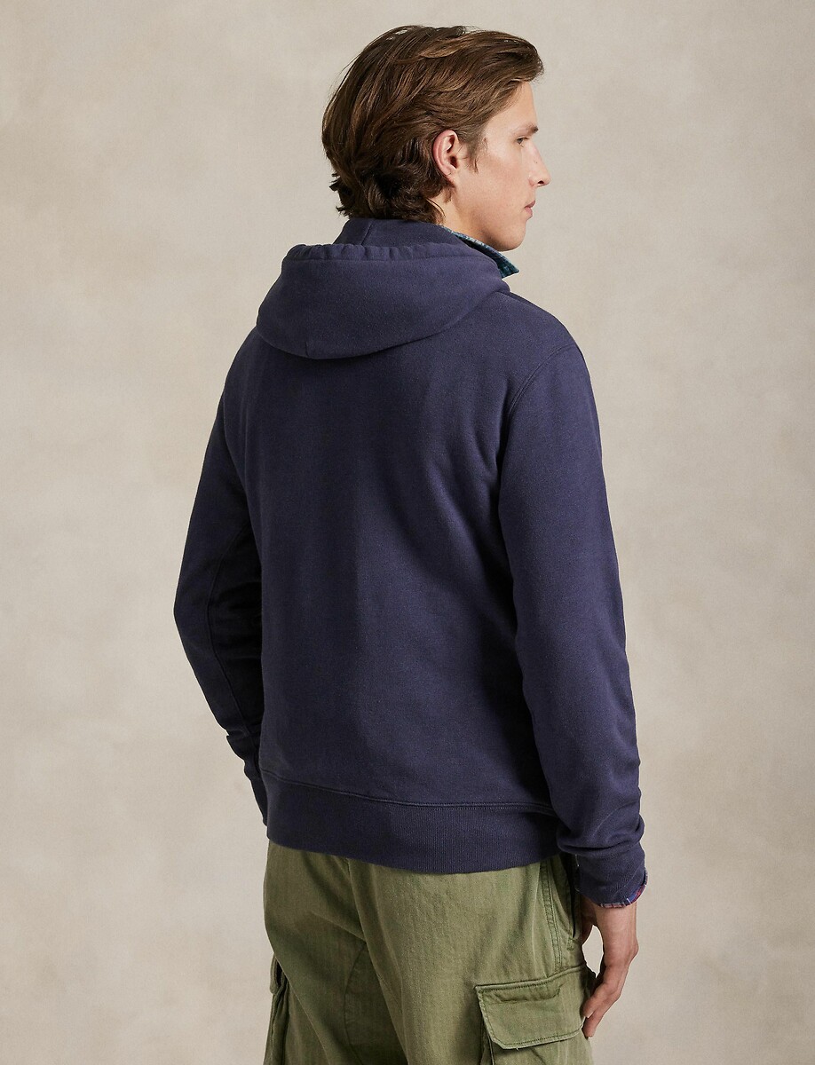 POLO RALPH LAUREN<br>Moletom com capuz e logo de urso