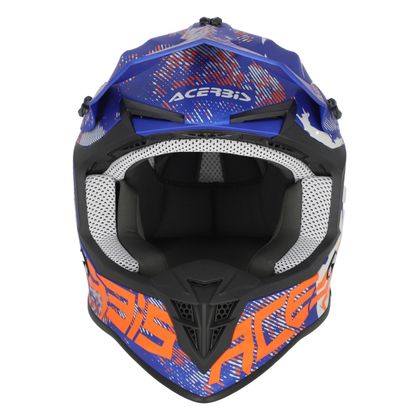 Casque cross Acerbis LINEAR 22.06 2024 - Gris / Bleu