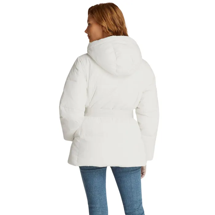 Calvin Klein Logo Belt Puffer Winterjas Dames