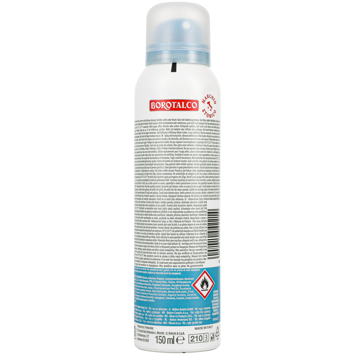 Borotalco Deo Invisible Fresh Spray