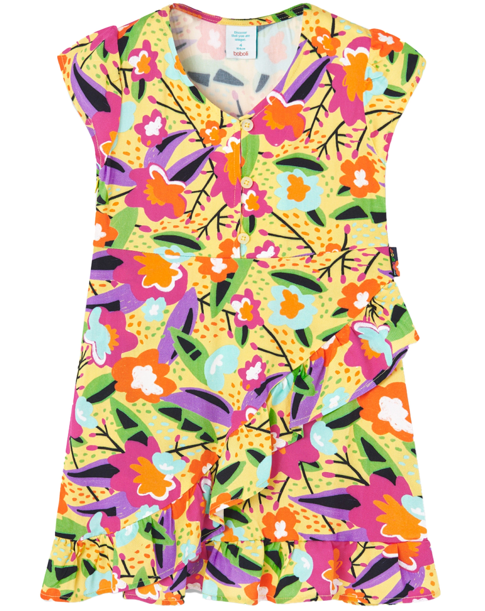 Kleid BLUMEN in bunt