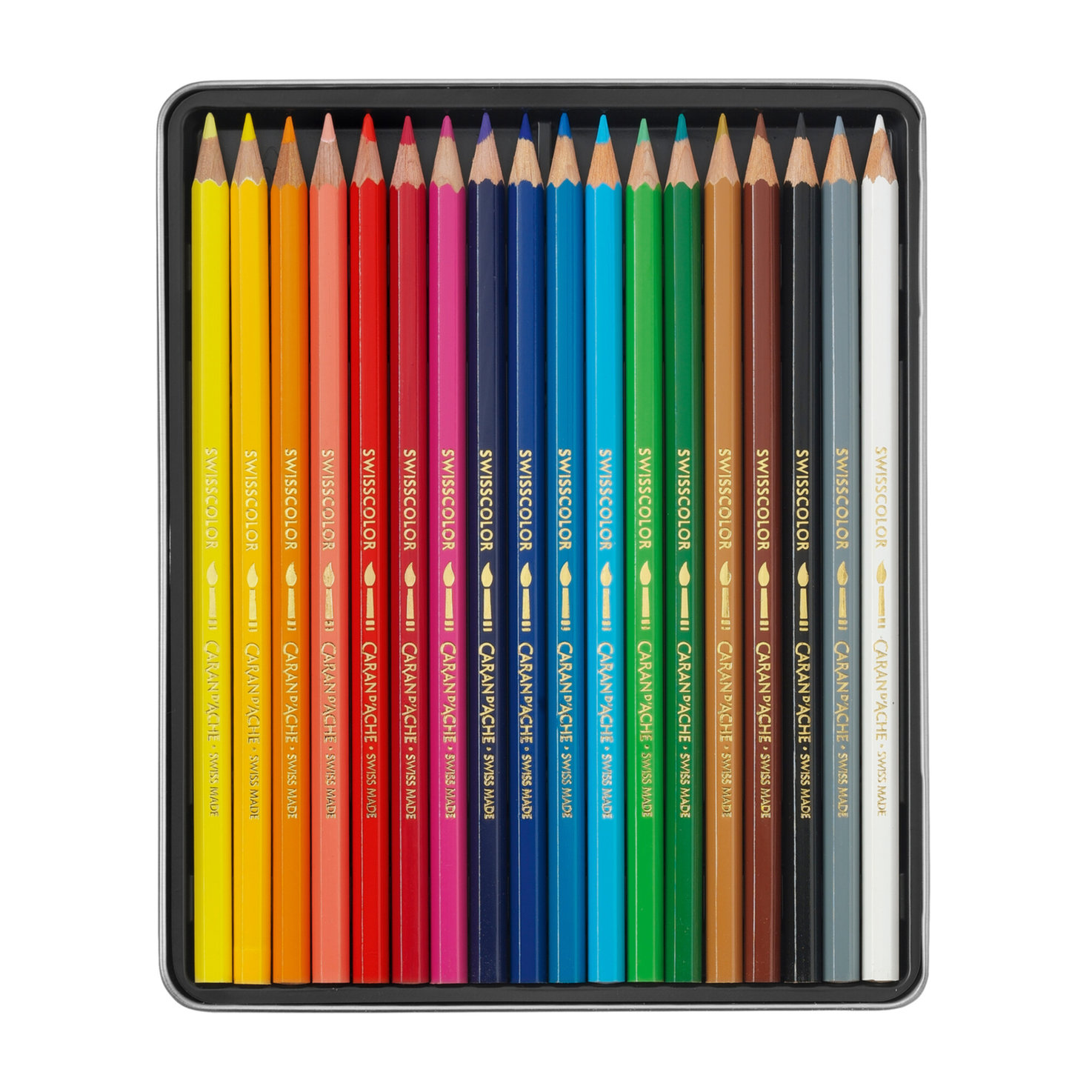 Caran D'ache Swisscolor Wasser Farbstifte 18 Stück