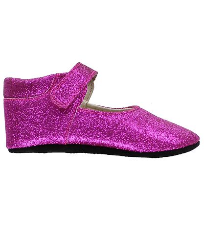 Fuzzies Ballerina Hausschuhe - Amalie - Pink m. Glitzer