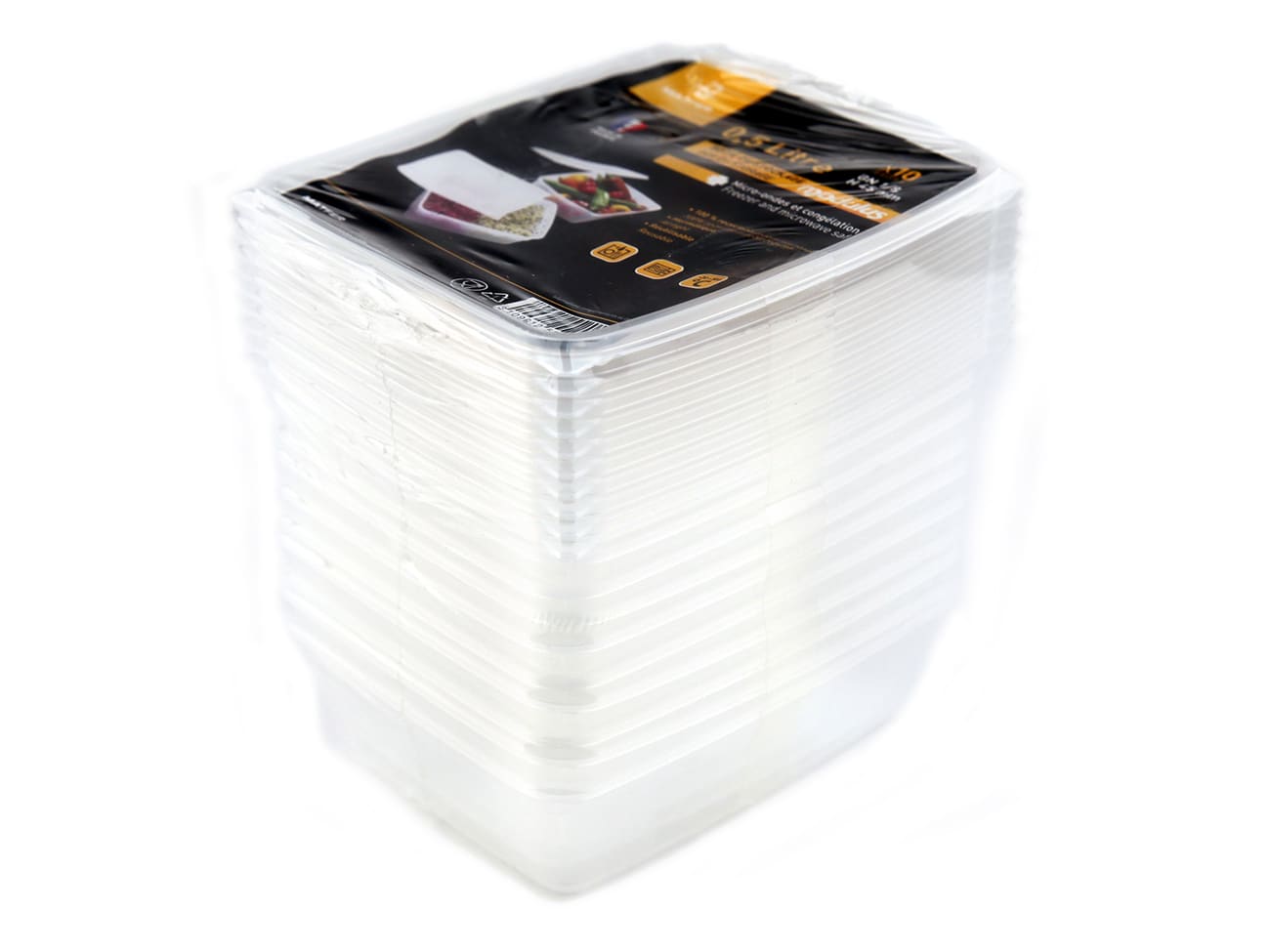 Boîtes Modulus souple GN 1/8 - 10 boîtes - 16,2 x 13,2 x 4,5 cm - Matfer